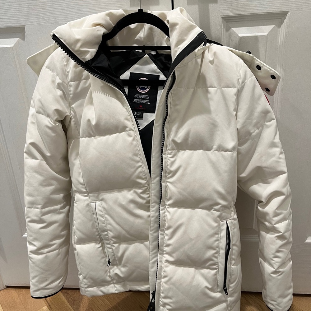 Canada Goose White Down Coat